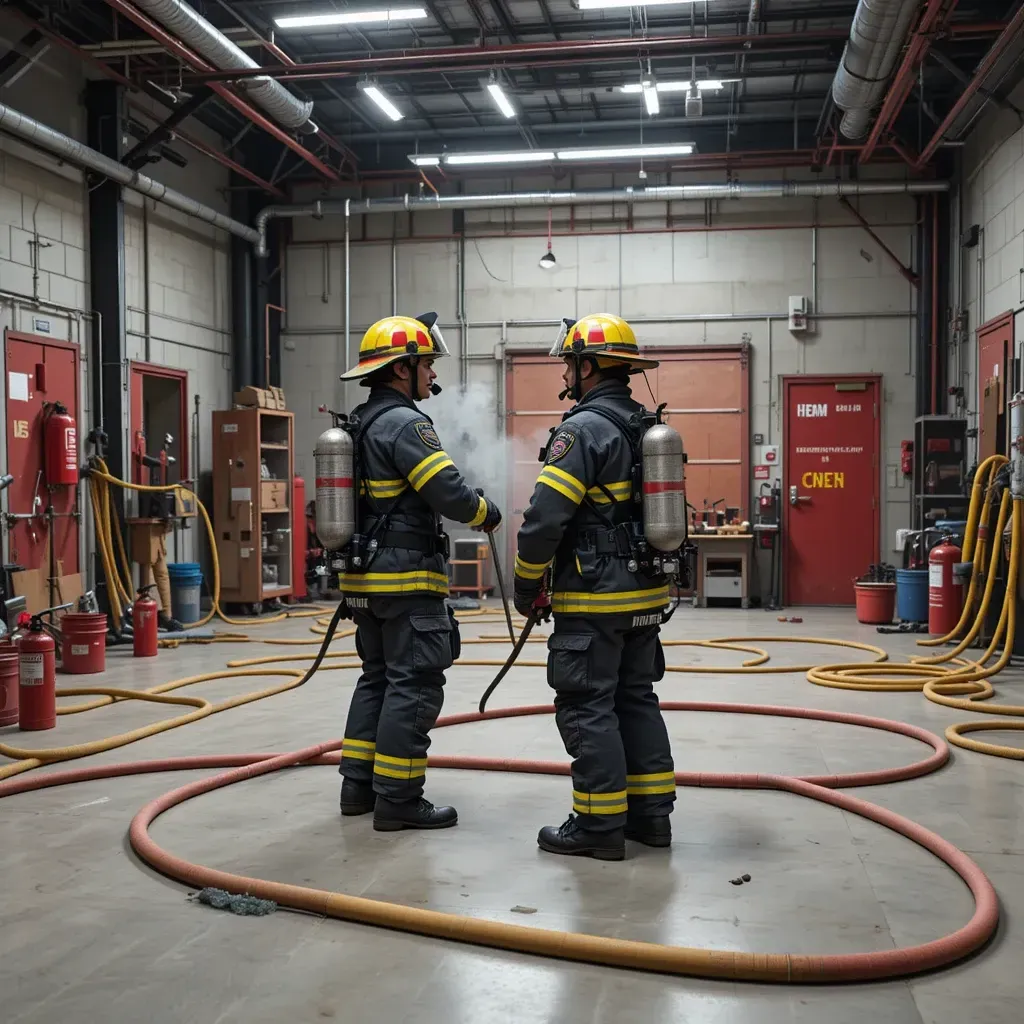 Categoria brigadas de incendio e treinamento de Ex Incêndio